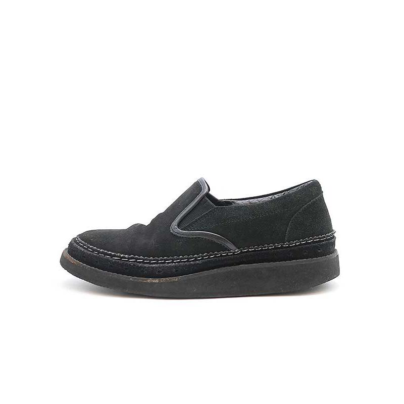 未使用品！sacai ローファー スリッポン ウイングチップ Vibram 黒 ◇関税込◇＊sacai＊ラウンドトゥ コイン ローファー ブラック