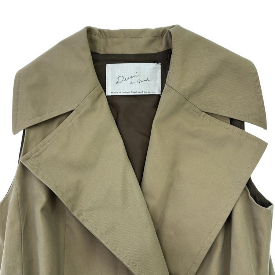 Dessin de Mode デッサン ド モード ノースリーブトレンチコート 7DOP