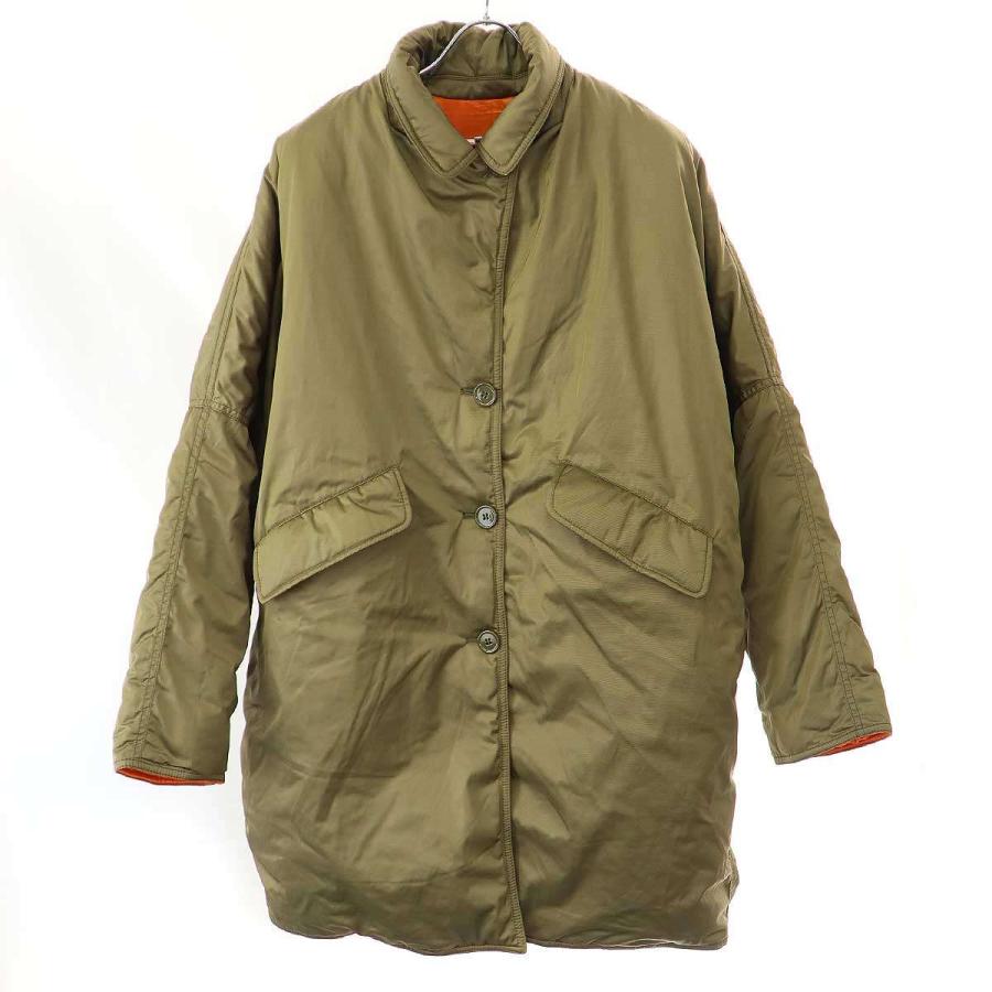 MM6 エムエムシックス 22AW BUTTONED UP PADDED JACKET パデットロング