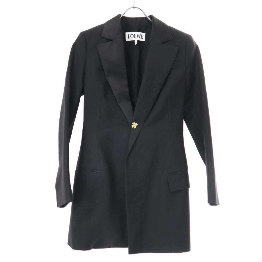 LOEWE - LOEWE ロエベ メタルボタンタキシードブレザージャケット S359330X45 ブラック 34 LOEWE（ロエベ） メタルボタンタキシードブレザージャケット