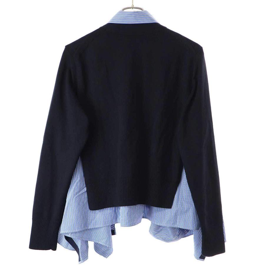 sacai カーディガン Nylon Twill x Knit Cardigan | sacai Official Store サカイ