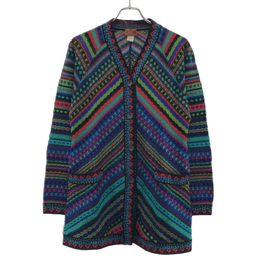 MISSONI（ミッソーニ） ヴィンテージ ロングウールボーダーニット