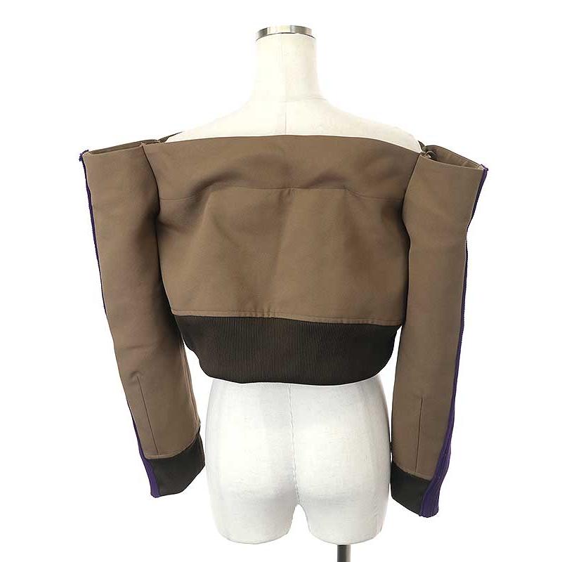 sacai サカイ 23SS Technical Jersey Bustier ジップアップ