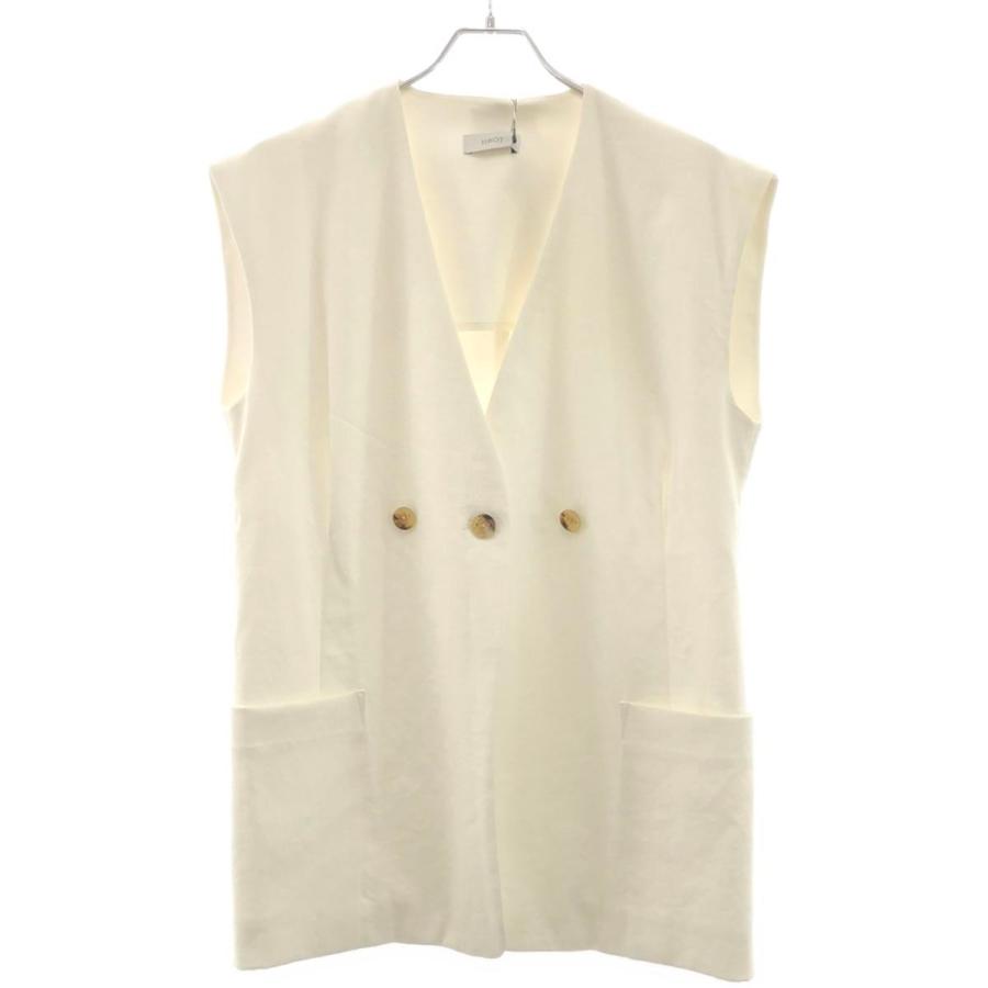 IIROT Bright linen top ジレベストイロット