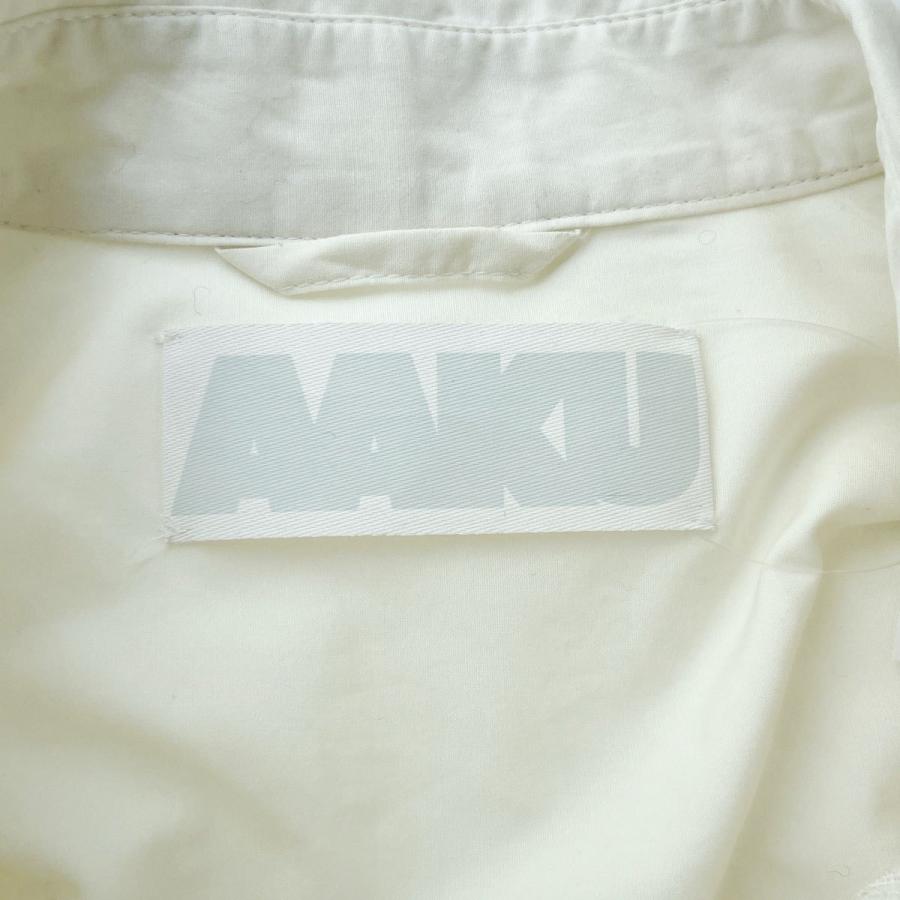 AAKU アアク 23SS MANHOLE別注 レギュラーカラーレースシャツ AA-06M