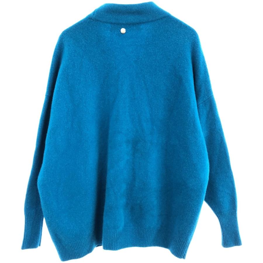 CALMER カルメール 22AW CALMER VネックBIGカーディガン 22080256508030 ブルー CALMER カルメール 22AW VネックBIGカーディガン 22080256508030