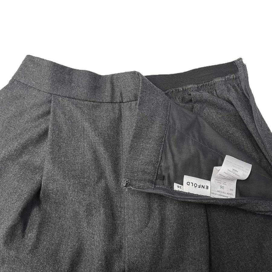 ENFOLD（エンフォルド） ジョッパーズパンツ 3009A631-3180 グレー 36