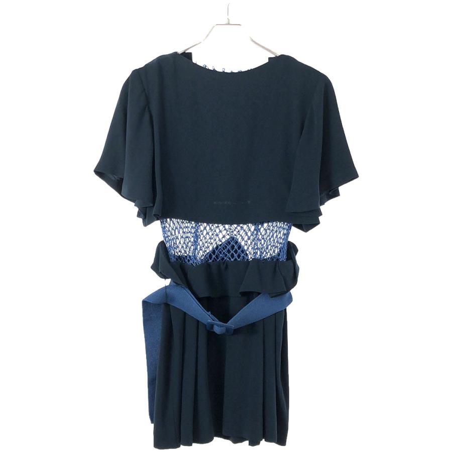 TOGA PULLA トーガ プルラ 17SS メッシュデザインミニワンピース  