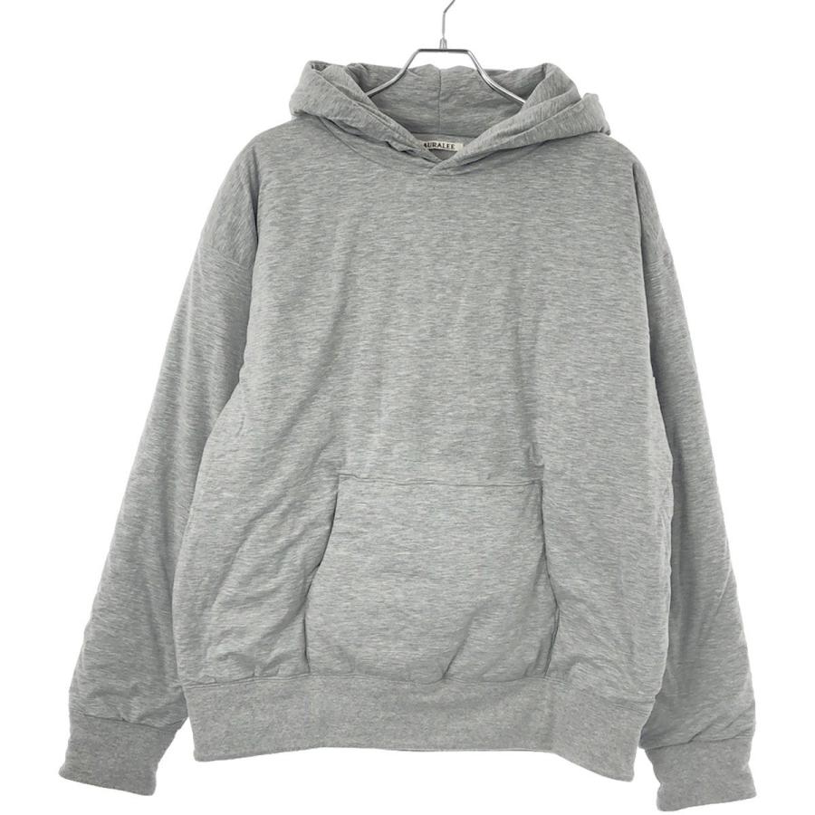 AURALEE オーラリー パーカー グレー 5(L位) 0489925A0095 AURALEE オーラリー 20AW DOUBLE CLOTH PUFFER P/O PARKA