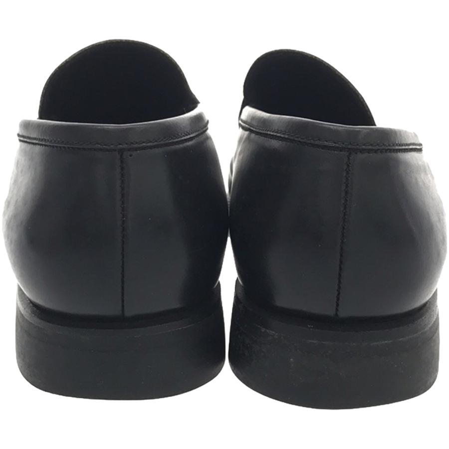 PRADA プラダ レザースクエアローファーシューズ ブラック  