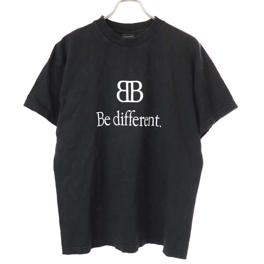 BALENCIAGA バレンシアガ Be Different T-shirt ヴィンテージ加工T 