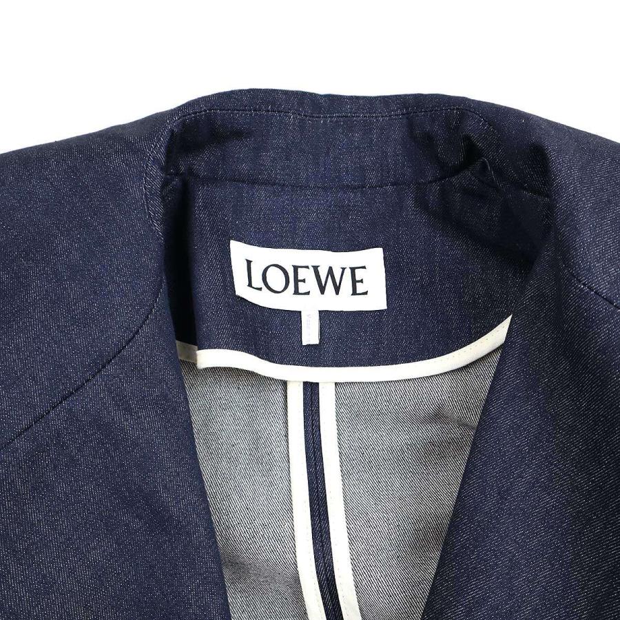 LOEWE（ロエベ） 23AW Trapeze coat in denim Raw Denim アナグラム