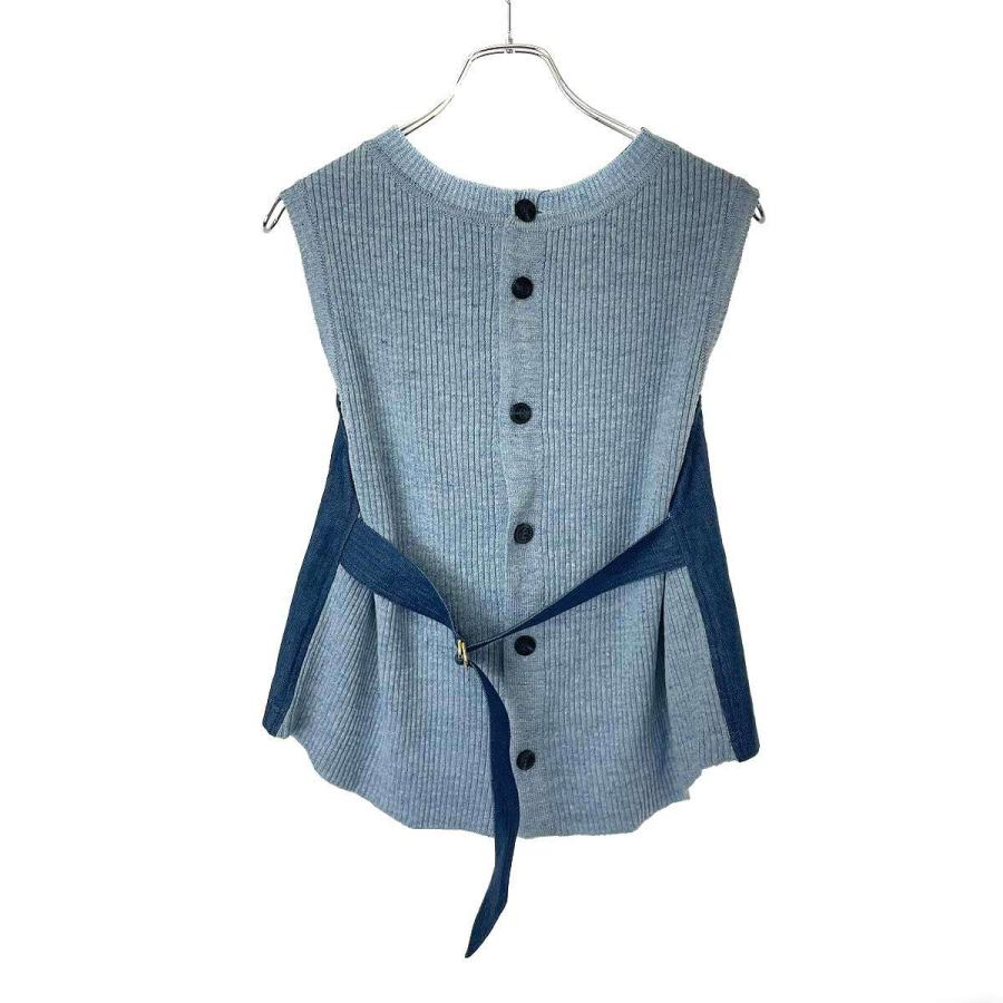 mame マメクロゴウチ　Embroidered Denim Top mame - 値下げ 新品mame Embroidered Denim Topの通販 by