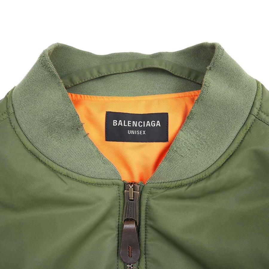 BALENCIAGA バレンシアガ Off Shoulder Bomber Jacket オフショルダー