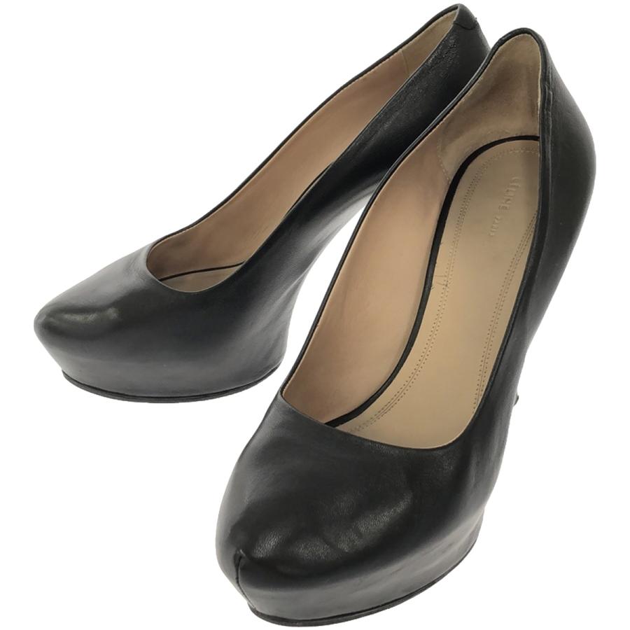 CELINE セリーヌ アーモンドトゥ ハイヒールパンプス  ブラック  ITJ4IHX0SY00 | CELINE