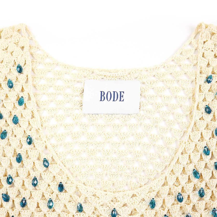 BODE クロシェ　ビジュー　ノースリーブニット BODE クロシェ ビジュー ノースリーブニット BODE NY ボーディー