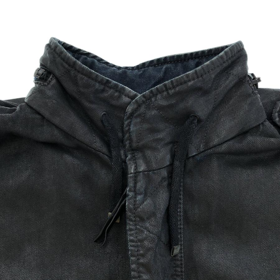 DIESEL×EDUN ディーゼル イードゥン ED-FIER M65 ライナー付き コーテイングデニムジャケット  ブラック S イードゥン（EDUN） DIESEL×EDUN ディーゼル ED-FIER M65 ライナー付き