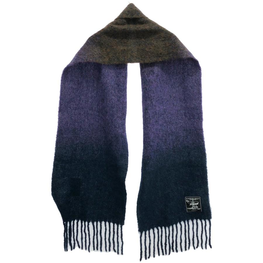 Y/PROJECT ワイプロジェクト モヘヤフリンジグラデーションマフラー  ミックス  ITJ5N0EHA1BM | Y/PROJECT | 01