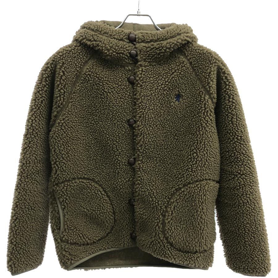 GYMPHLEX（ジムフレックス） 20AW くるみ釦フーデッドボアジャケット