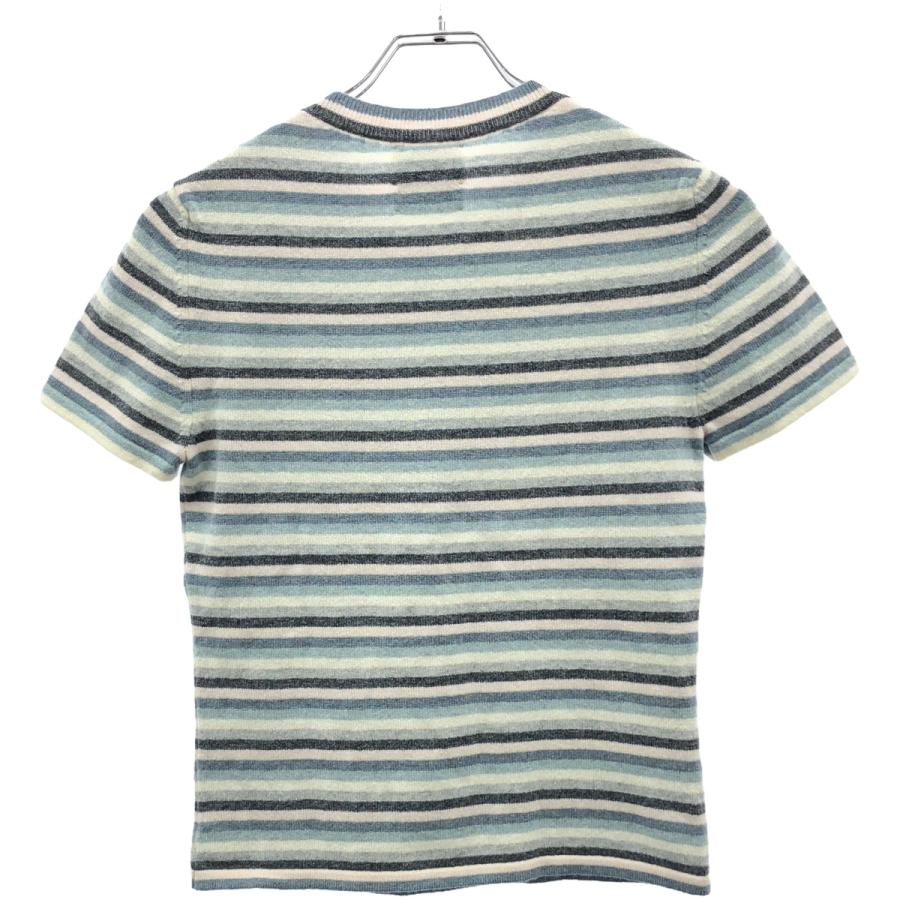 BARRIE - BARRIE バリー カシミヤボーダーTシャツ  ミックス XS BARRIE バリー カシミヤボーダーTシャツ ミックス XS