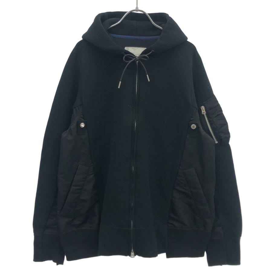 sacai（サカイ） Sponge Sweat×MA-1 Hoodie スポンジパーカー SCM-036