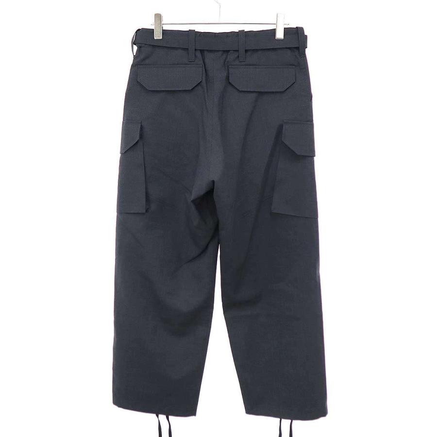 sacai サカイ ウールパンツ sacai サカイ 25AW ウールポリエステルベルテッドカーゴパンツ 25