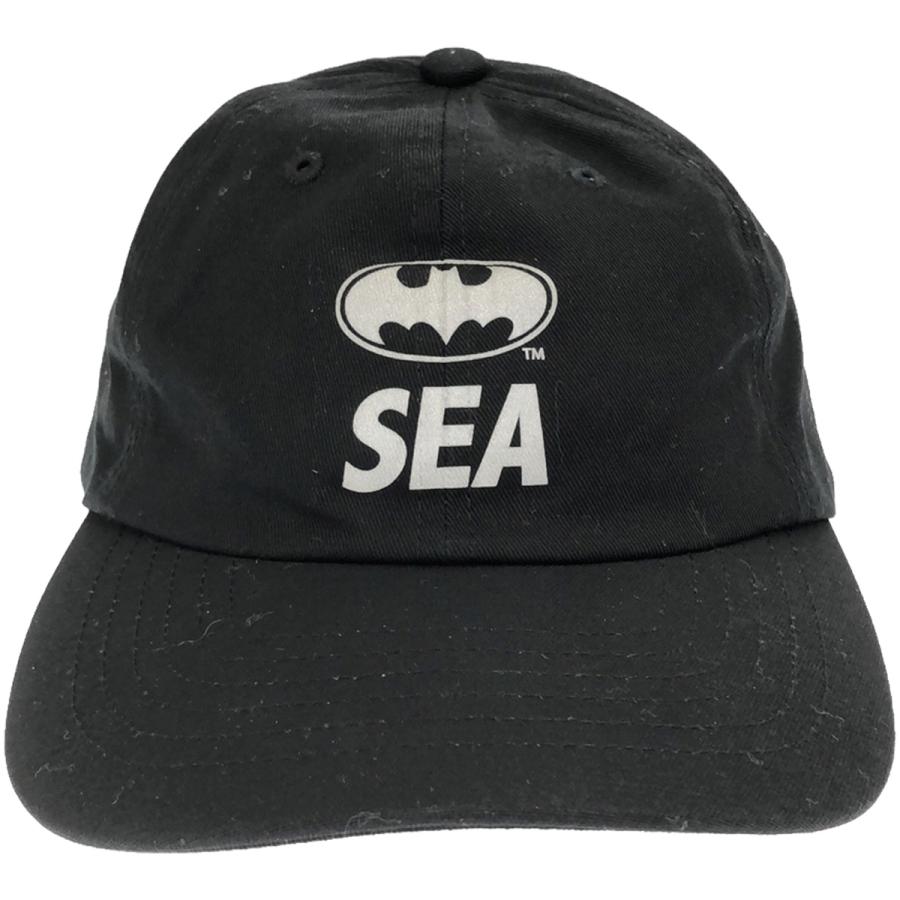 WIND AND SEA（ウィンダンシー） BATMAN CAP ロゴプリント