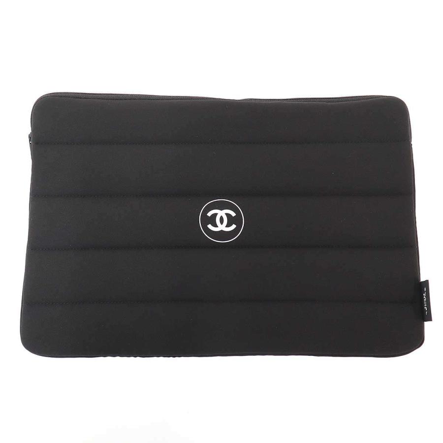 CHANEL シャネル ノベルティ PCケース ブラック ITJ9NWNS3WYH