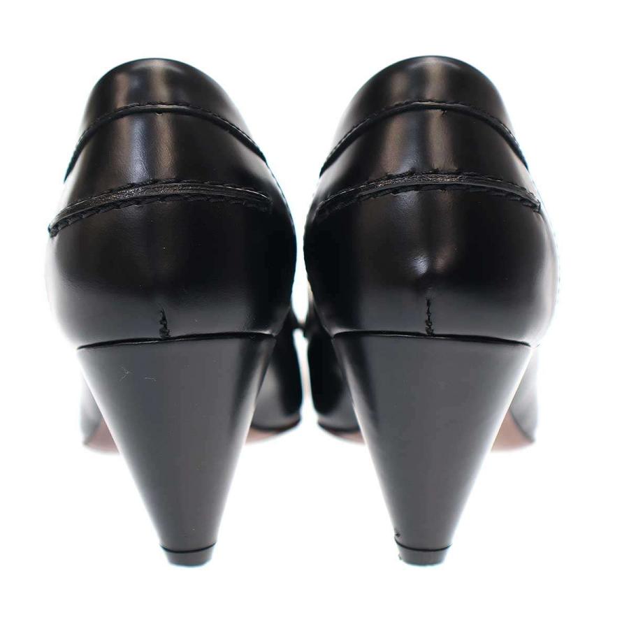 レディース ◾︎極美品◾︎ トッズ パンプス レザー チャンキー ポイン