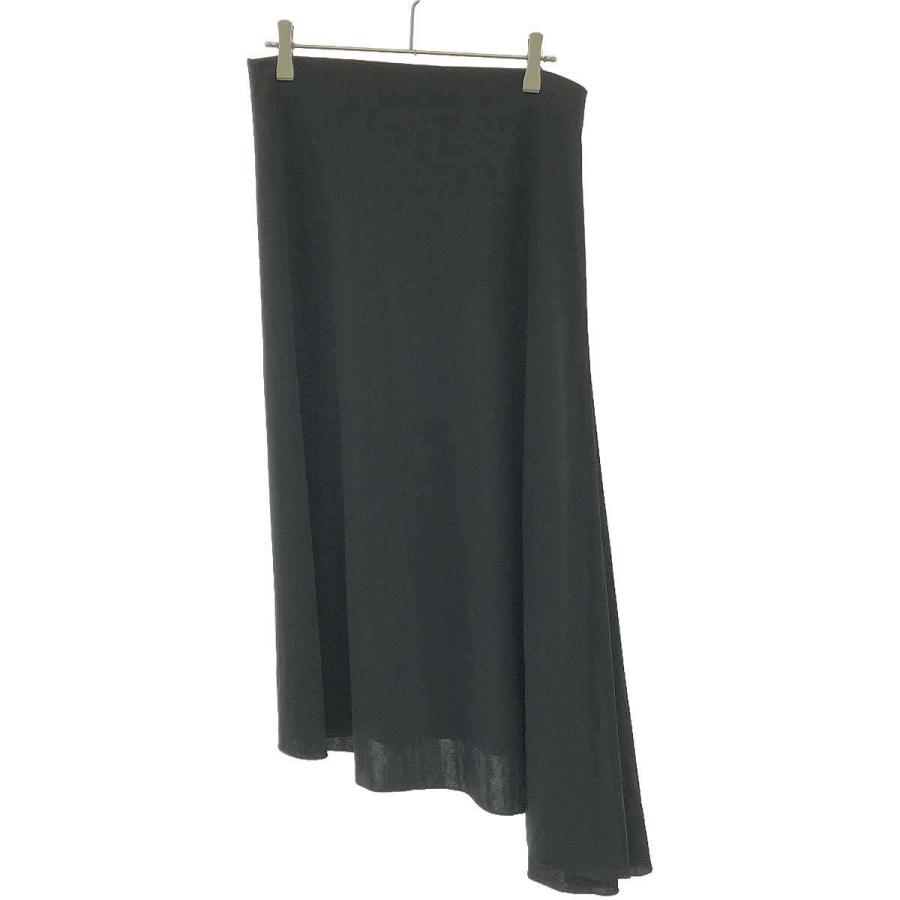 TOTEME トーテム アシンメトリーロングスカート 18-060-510-0001 ブラック S ITJAJNM4HI2Q | TOTEME