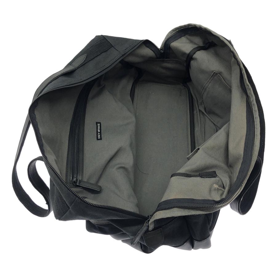 ISSEY MIYAKE（イッセイミヤケ） レザーキャンバスボストンバッグ