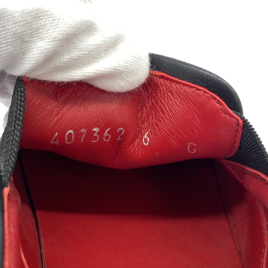 GUCCI グッチ GGカレイド スプリームスリッポンシューズ 407362 ブラック ベージュ 6 ITJB6F8HLZ62 | GUCCI | 05