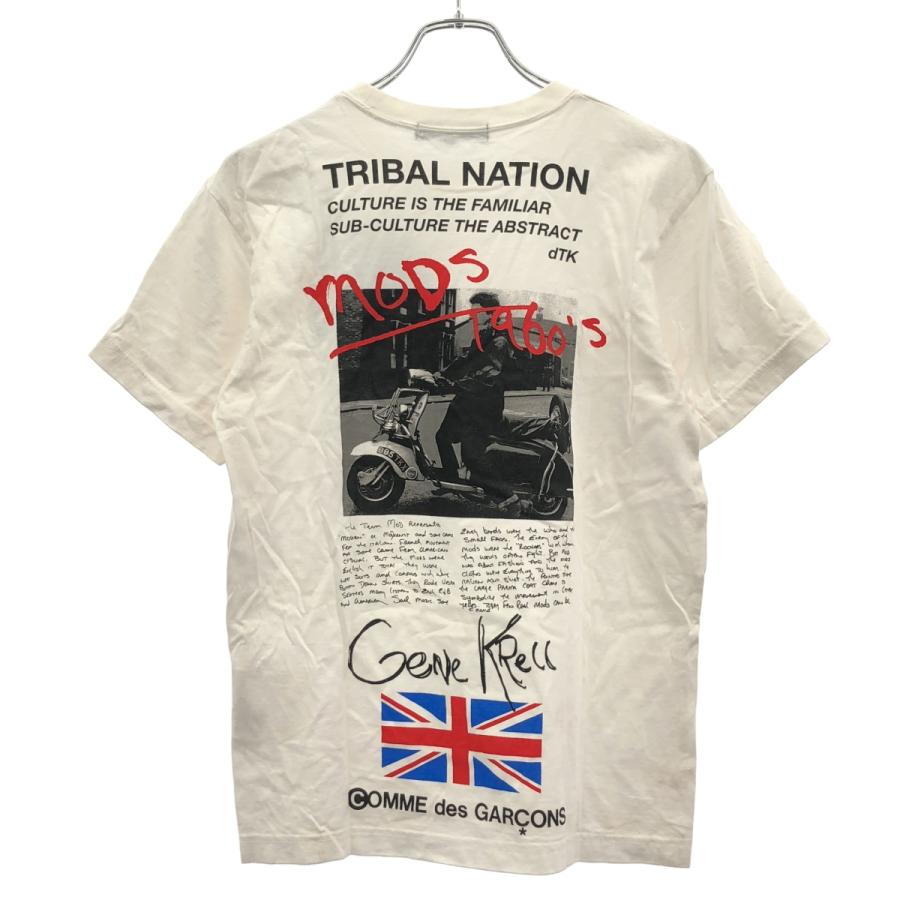 COMME des GARCONS コムデギャルソン 2002AW Gene Krell MODS プリントTシャツ KG-T001 ホワイト M COMME des GARCONS（コムデギャルソン） 2002AW Gene Krell MODS