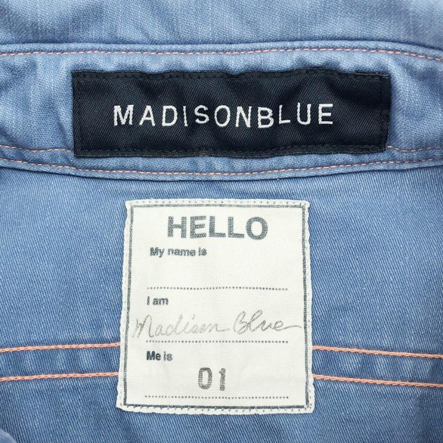 シャツ MADISON BLUE マディソンブルー HAMPTON BACK SATIN SHIRT