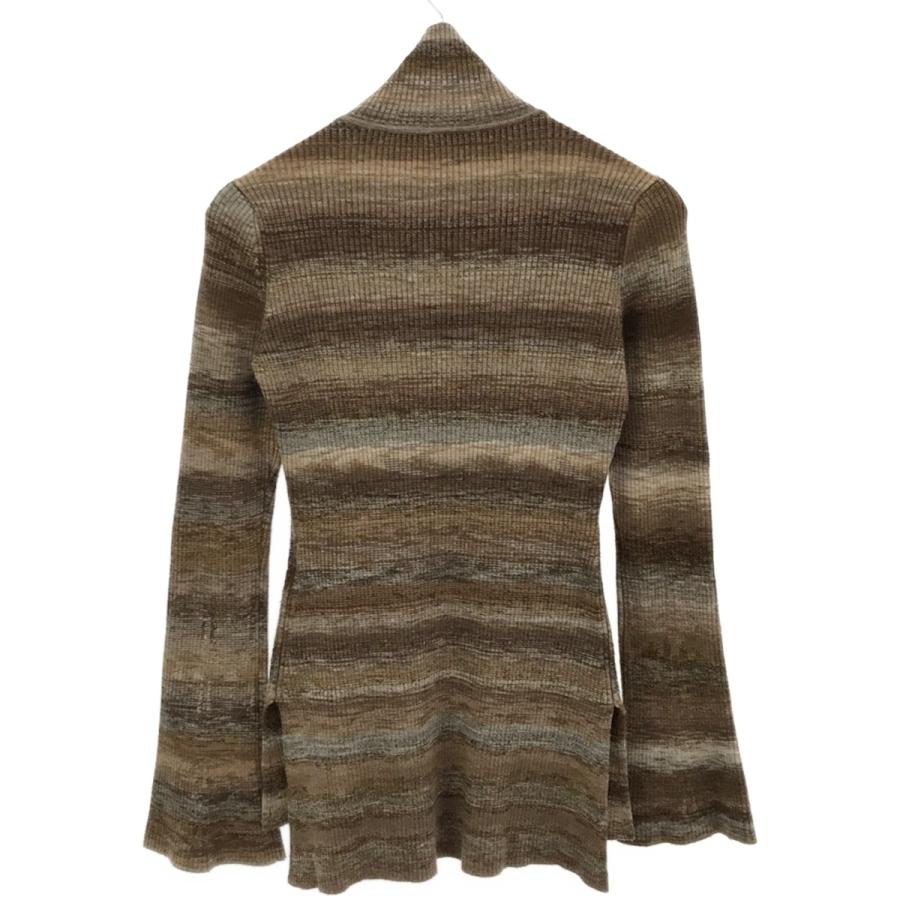 mame kurogouchi マメ クロゴウチ 22AW Ombre Stripe Knitted Top ニットトップス MM22FW-KN055 ブラウン 1 ITJG5SHIAIHW｜modescape｜02