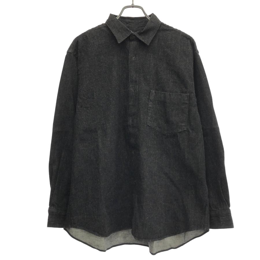 COMOLI（コモリ） 24AW デニム コモリシャツ A03-02002 ブラック 2