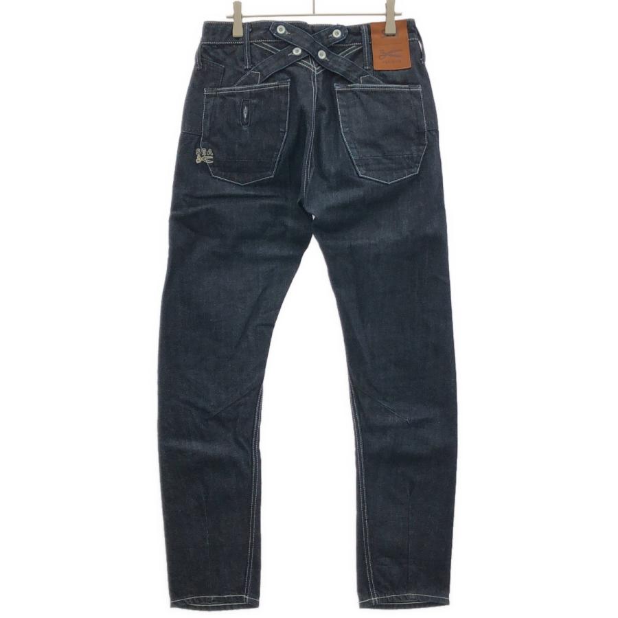 デンハム×ウィンダンシー　デニムパンツ　36　ブラック DENHAM（デンハム） DENHAM×WIND AND SEA ウィンダンシー CROSSBACK