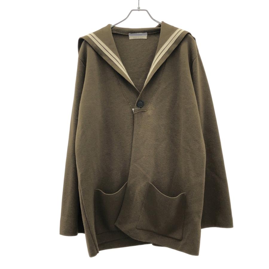 CristaSeya クリスタセヤ 22AW SAILOR CARDIGAN セーラーカーディガン 22080450000630 カーキブラウン系 L CristaSeya クリスタセヤ 22AW SAILOR CARDIGAN セーラーカーディガン