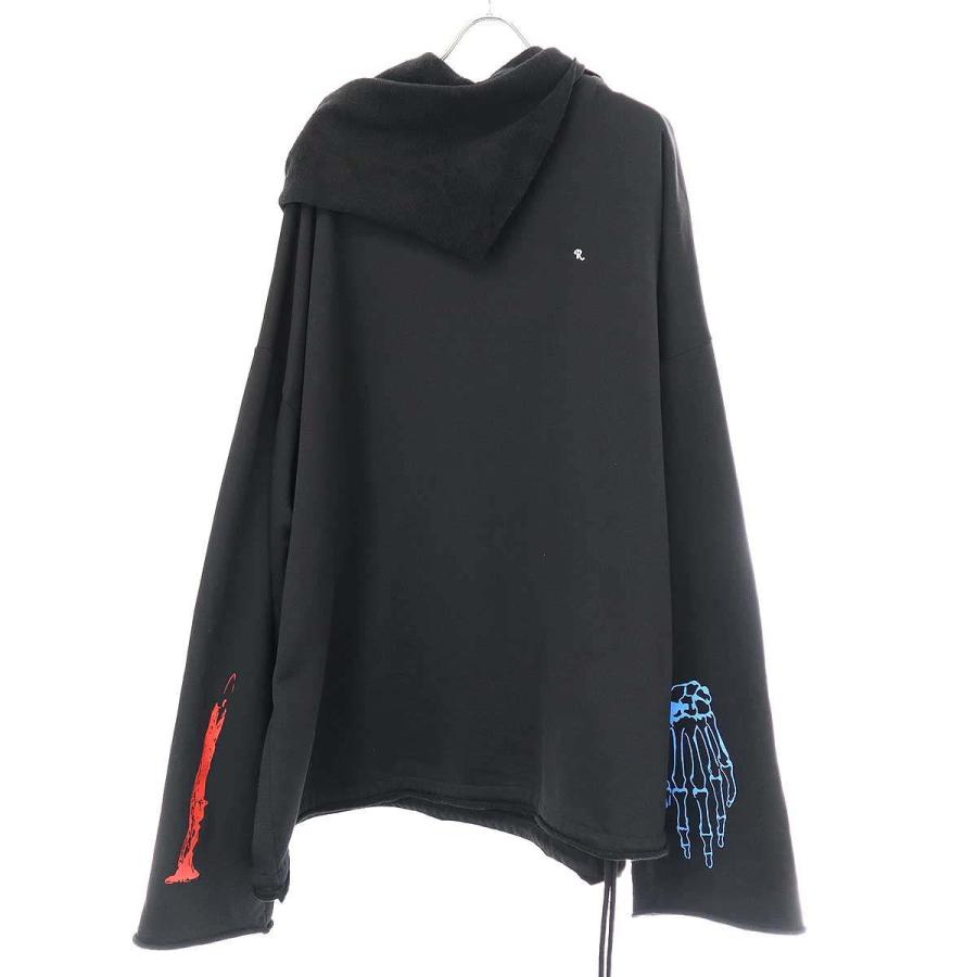 RAF SIMONS（ラフ シモンズ） 21AW Oversized Printed Scarf Hoodie 