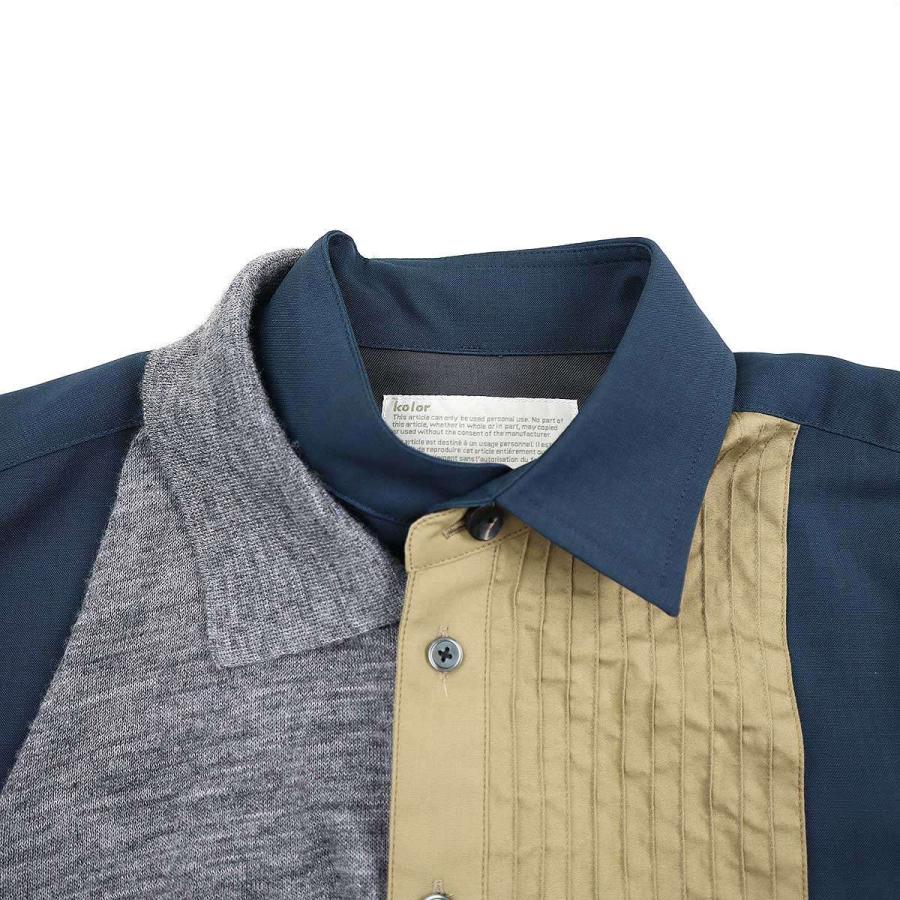 kolor カラー 22SS T/W トロピカルウール ドッキングレイヤード kolor カラー 22SS T/W トロピカルウール ドッキングレイヤード