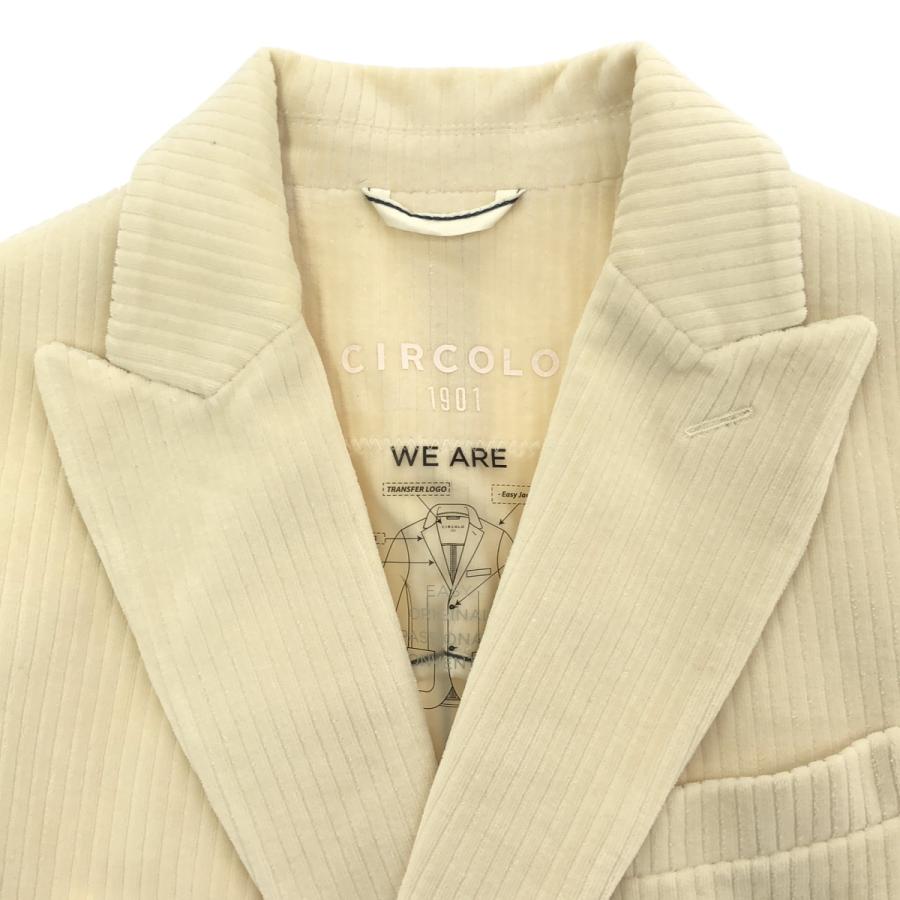 CIRCOLO 1901（チルコロ 1901） ダブルブレステッドコーデュロイ 