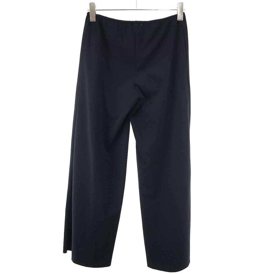THE ROW ザ ロウ Bariem Pants ワイドイージートラウザーパンツ 6924-K512 ブラック XS ITJNA2IMYDLM_1