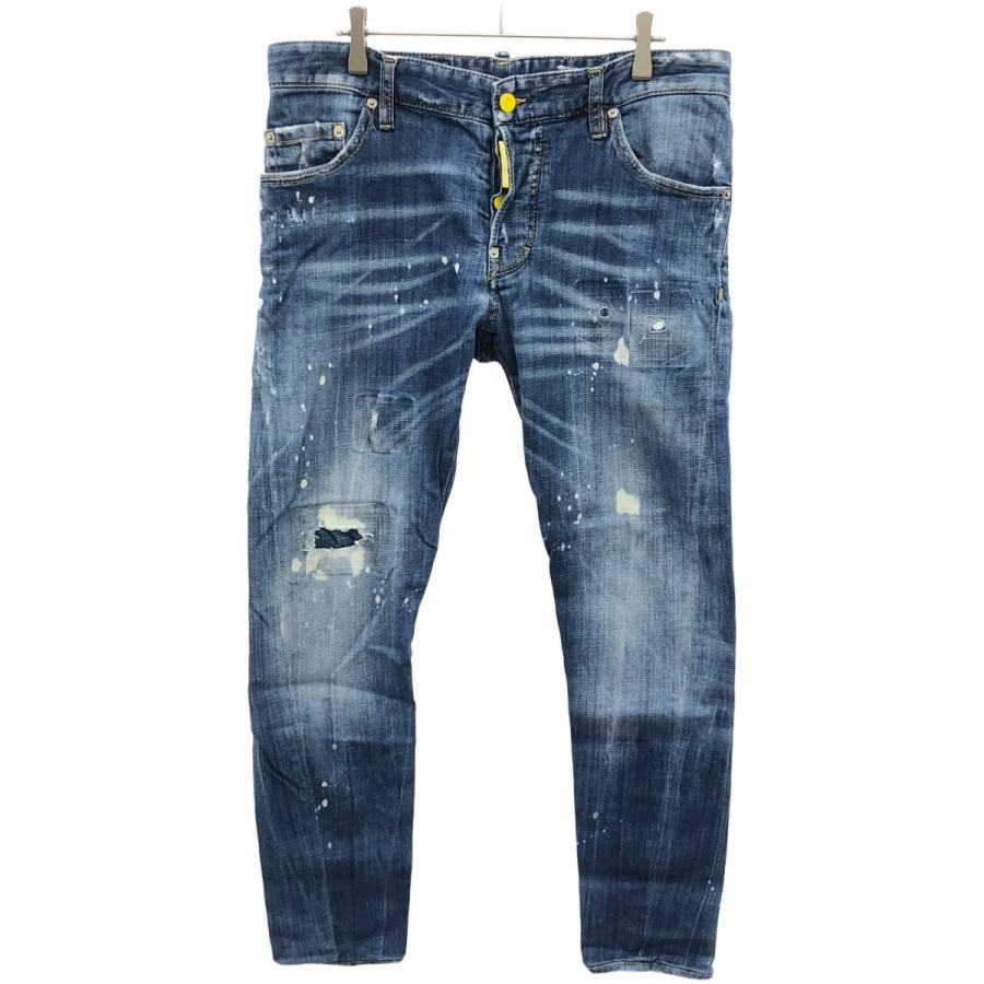 DSQUARED2 ディースクエアード 19AW Sexy Twist Jean デニムパンツ S71LB0683 インディゴブルー 48 ITJNVW79G4XK | DSQUARED2