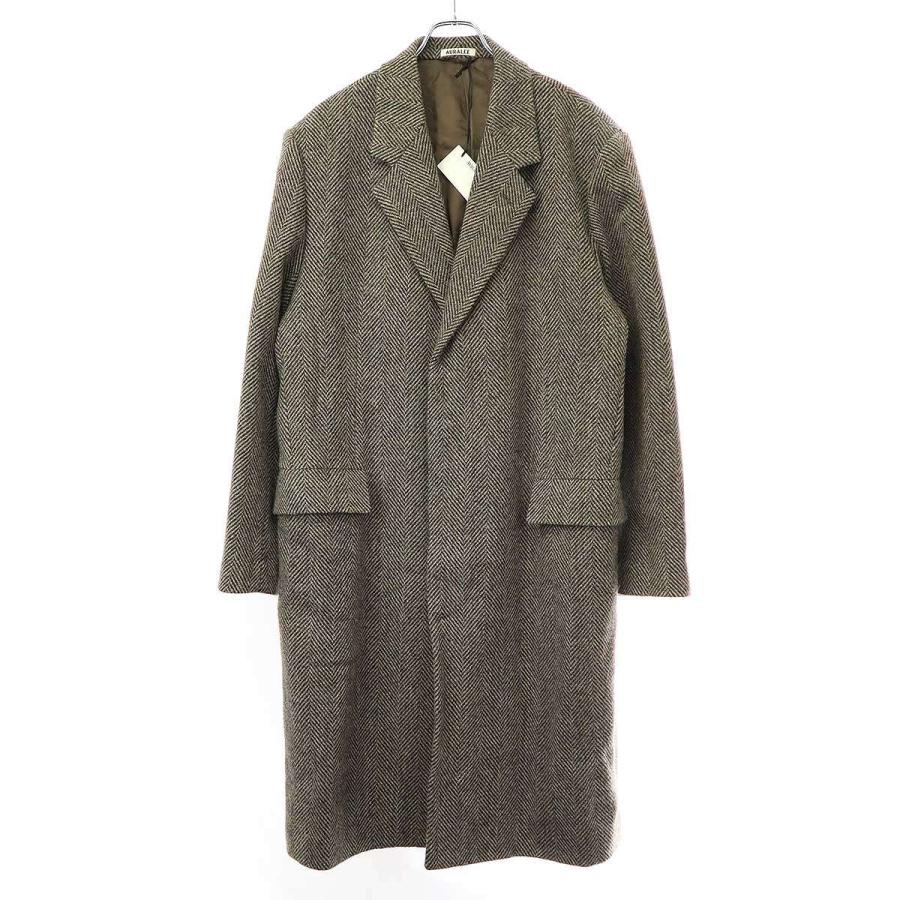 オーラリー　AURALEE ツイードチェスターコート オーラリー AURALEE ツイードチェスターコート オーラリーからメンズ