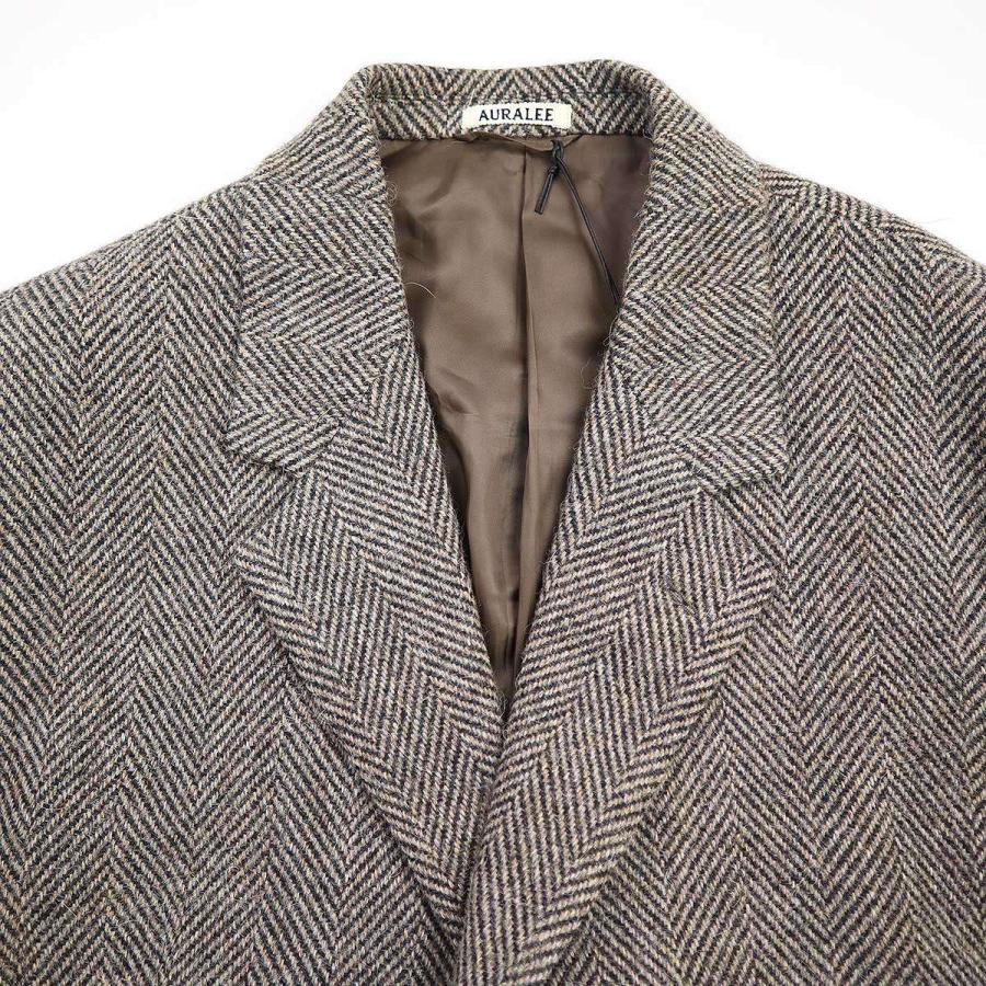 オーラリー　AURALEE ツイードチェスターコート オーラリー AURALEE ツイードチェスターコート オーラリーからメンズ