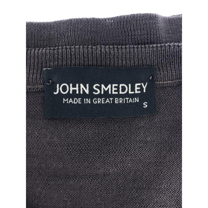 JOHN SMEDLEY ジョンスメドレー ボーダー柄 ラウンドネックウール 