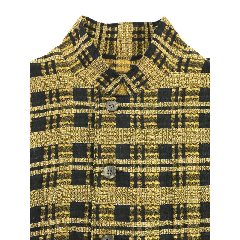 新品 NEZU YOHINTEN ジャカードシャツ 根津洋品店 NEZU YOHINTEN フラワーバックカットジャガード 比翼