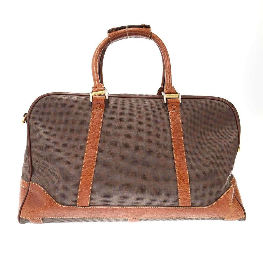 LOEWE（ロエベ） アナグラムボストンバッグ ブラウン ITJSUANYZ9I7