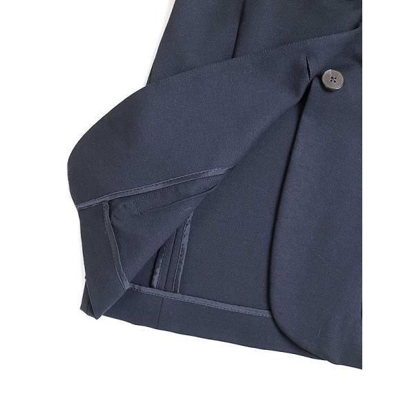 JIL SANDER ジルサンダー 17SS レーヨンナイロン2Bジャケット ネイビー  
