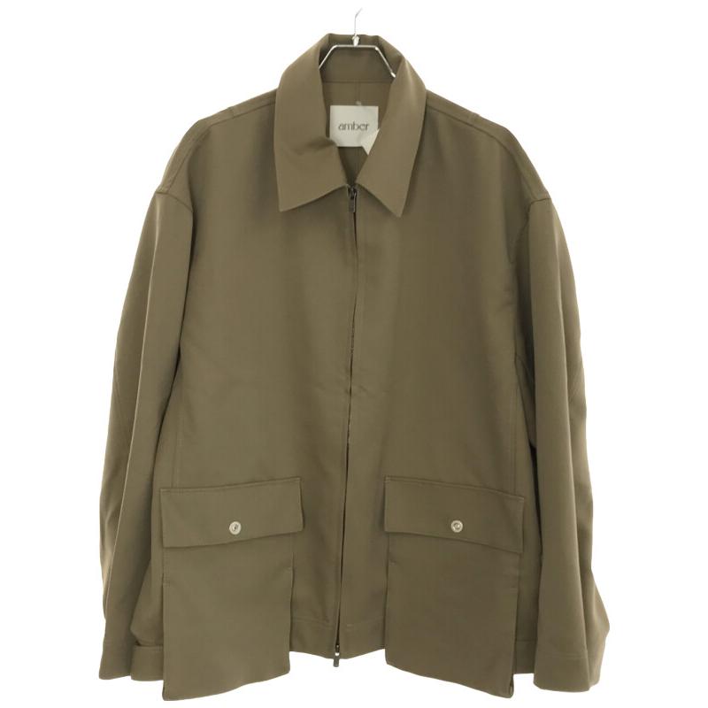 UMVER amber アンバー 23SS BLENDED TWILL WIDE JACKET ポリエステル 